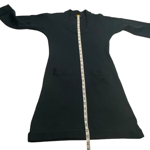 Banana Republic Extra Fine Merino Wool Womens Tunic Sweater dress Pockets Size S - Picture 9 of 10